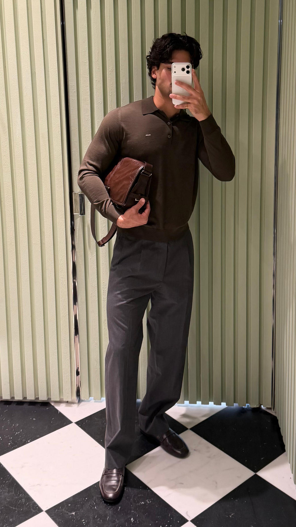 2026 New Model GS Embroidered Polo Neck Sweater (CC7033-B10)