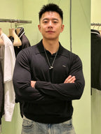 2026 New Model GS Embroidered Polo Neck Sweater (CC7033-B10)