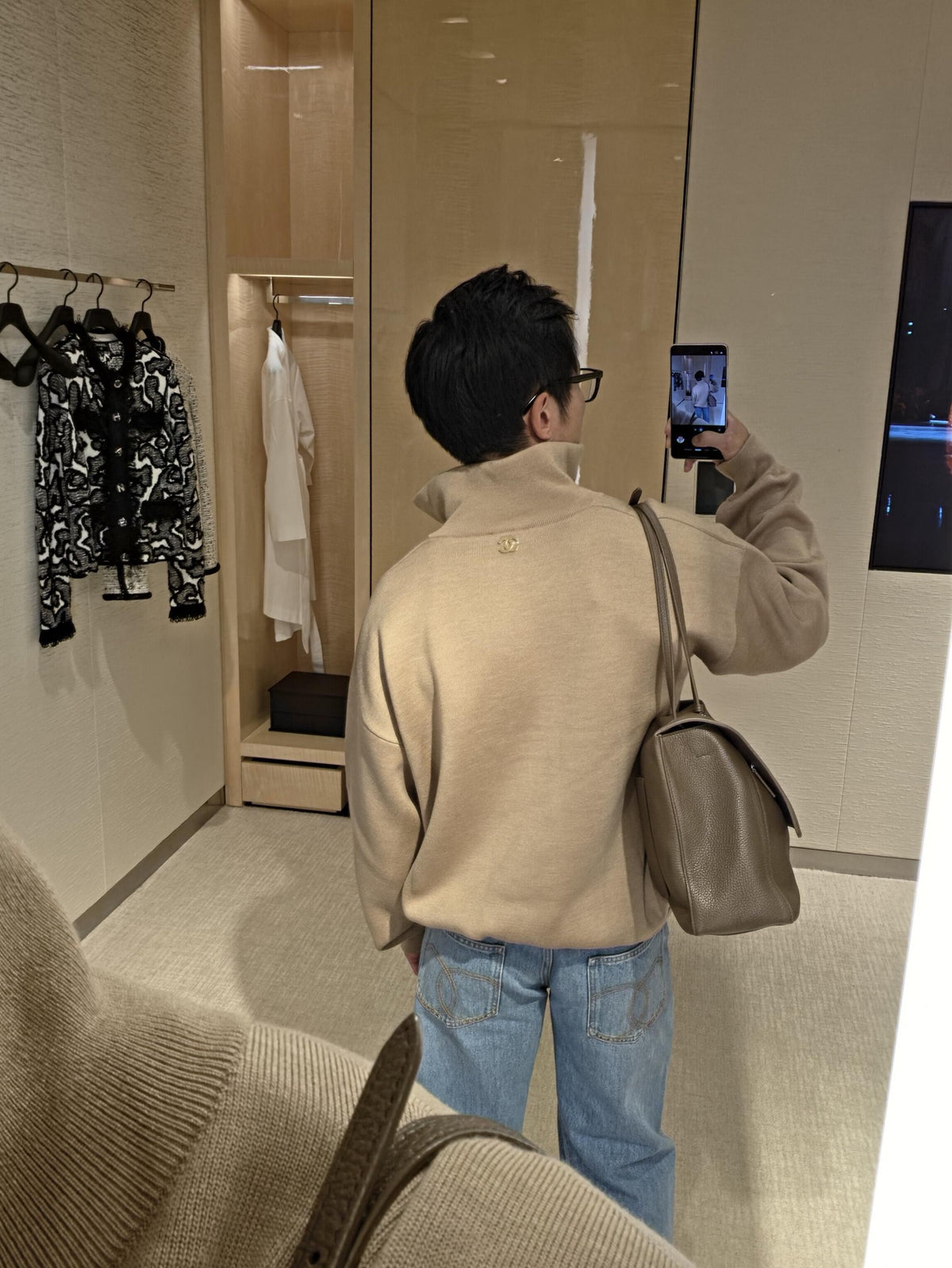 2026 New Model GS Logo Half-Zip Sweater (CC7024-B40)