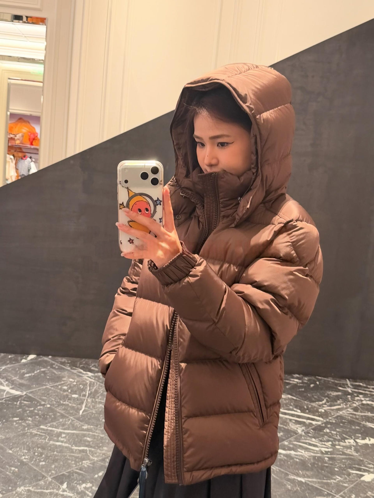 2026 New Model GS Logo Pocket Zip Down Jacket (AA1028-E90)