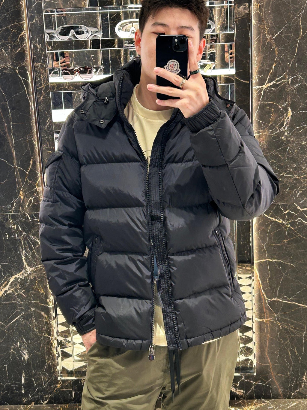 2026 New Model GS Logo Pocket Zip Down Jacket (AA1028-E90)