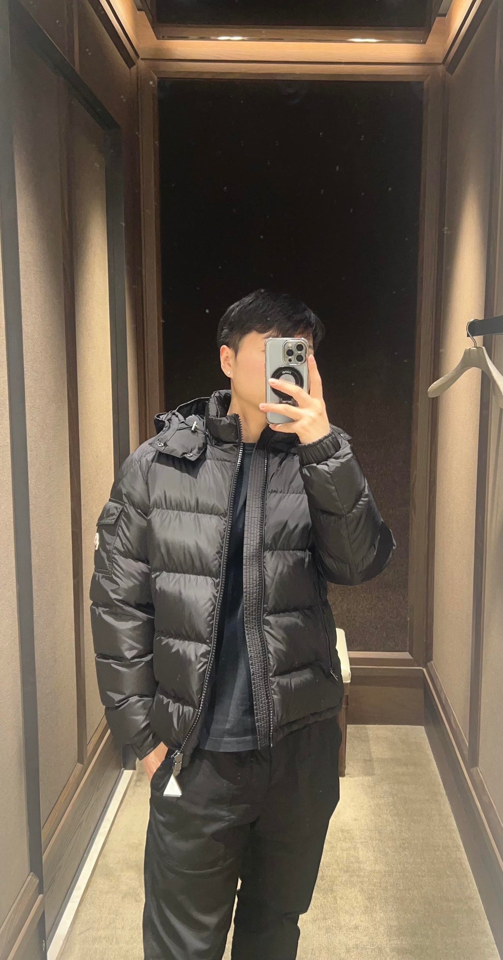 2026 New Model GS Logo Pocket Zip Down Jacket (AA1028-E90)
