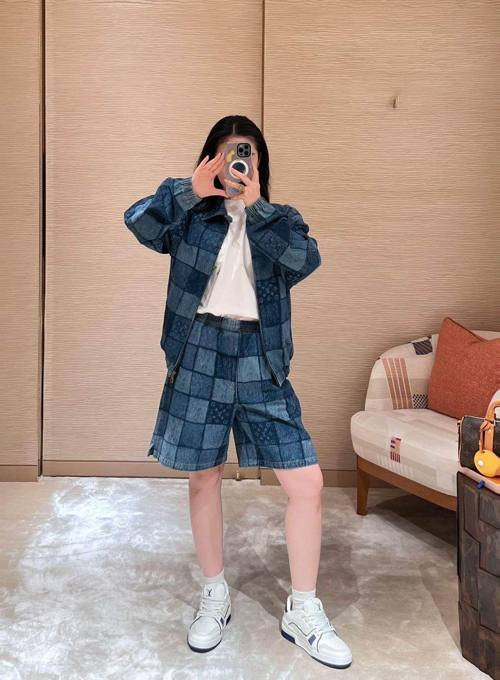 2026 New Model GS Laser-Printed Design Denim Jacket (BB901-C60)