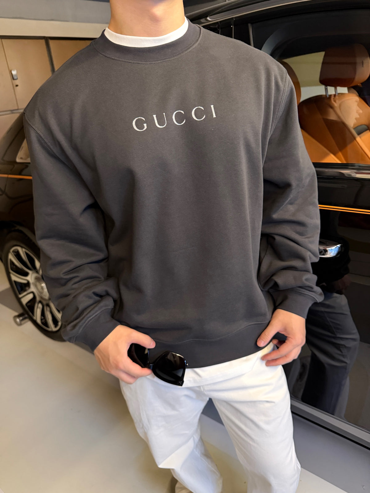 2026 New Model GS Logo Printed Sweatshirt (AA1063-A60)
