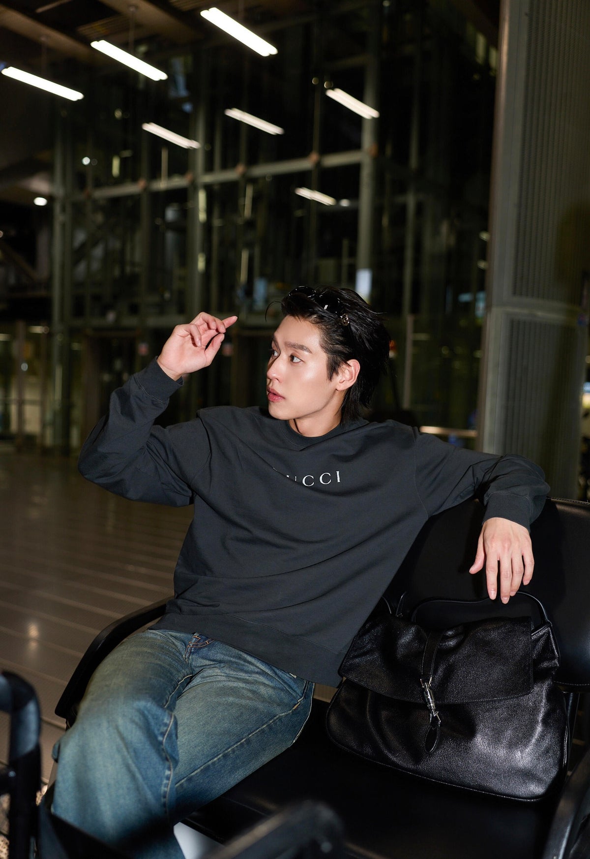 2026 New Model GS Logo Printed Sweatshirt (AA1063-A60)