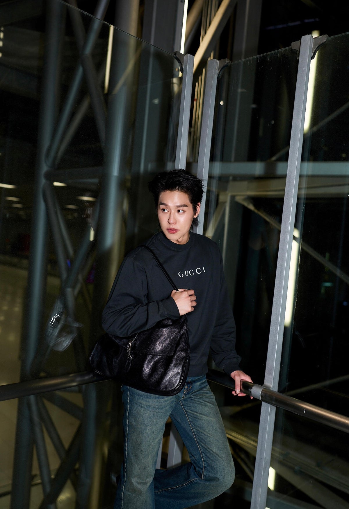 2026 New Model GS Logo Printed Sweatshirt (AA1063-A60)