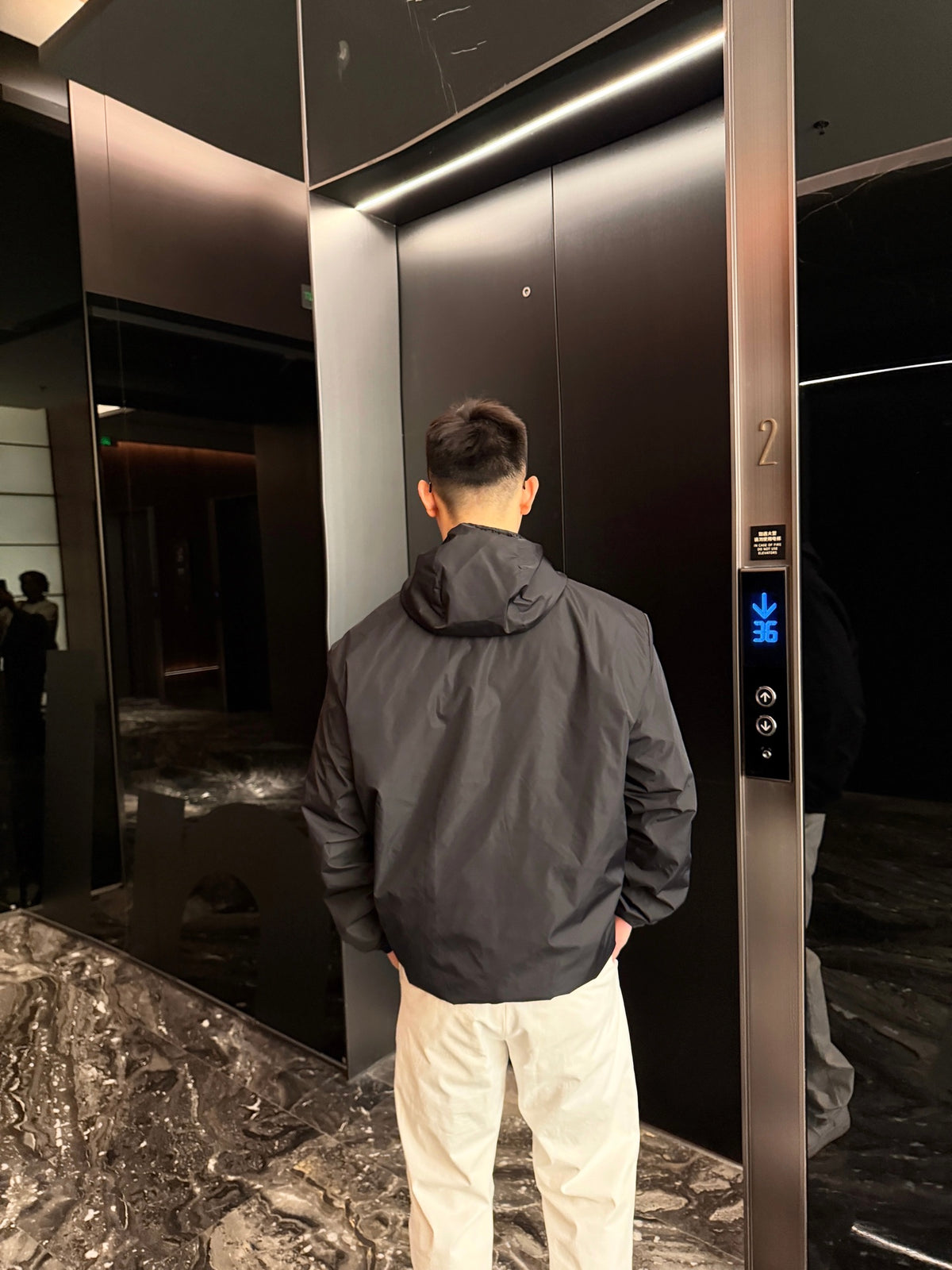 2026 New Model GS Embossed Pocket Hooded Coat (BB4046-B90)
