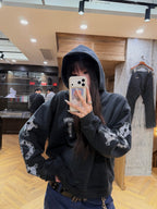 2026 New Model GS Logo Washed Antique Hoodie (AA1051-B35)