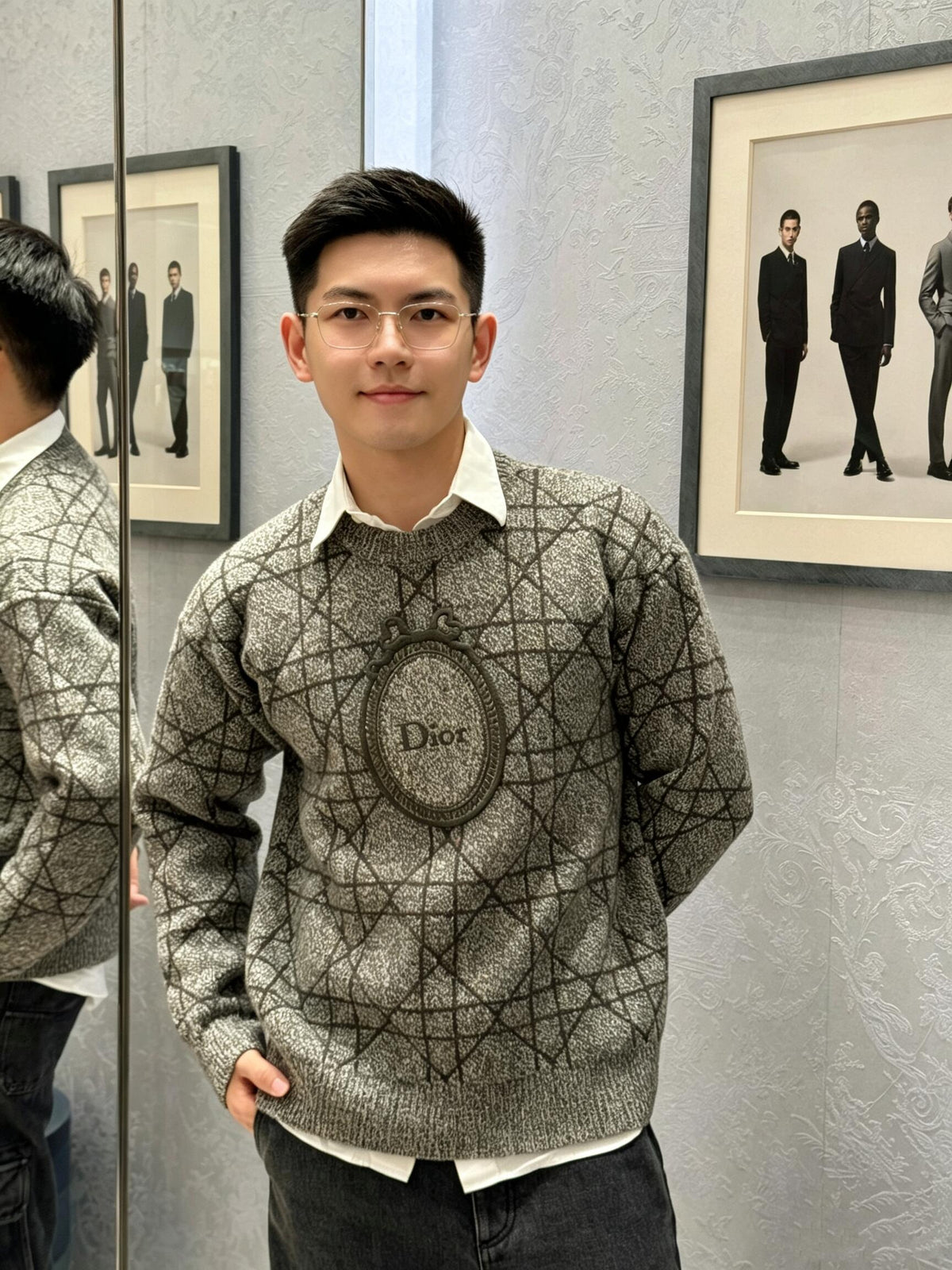 2026 New Style GS Emblem Embroidered Vine Pattern Sweater (AA1037-B60)