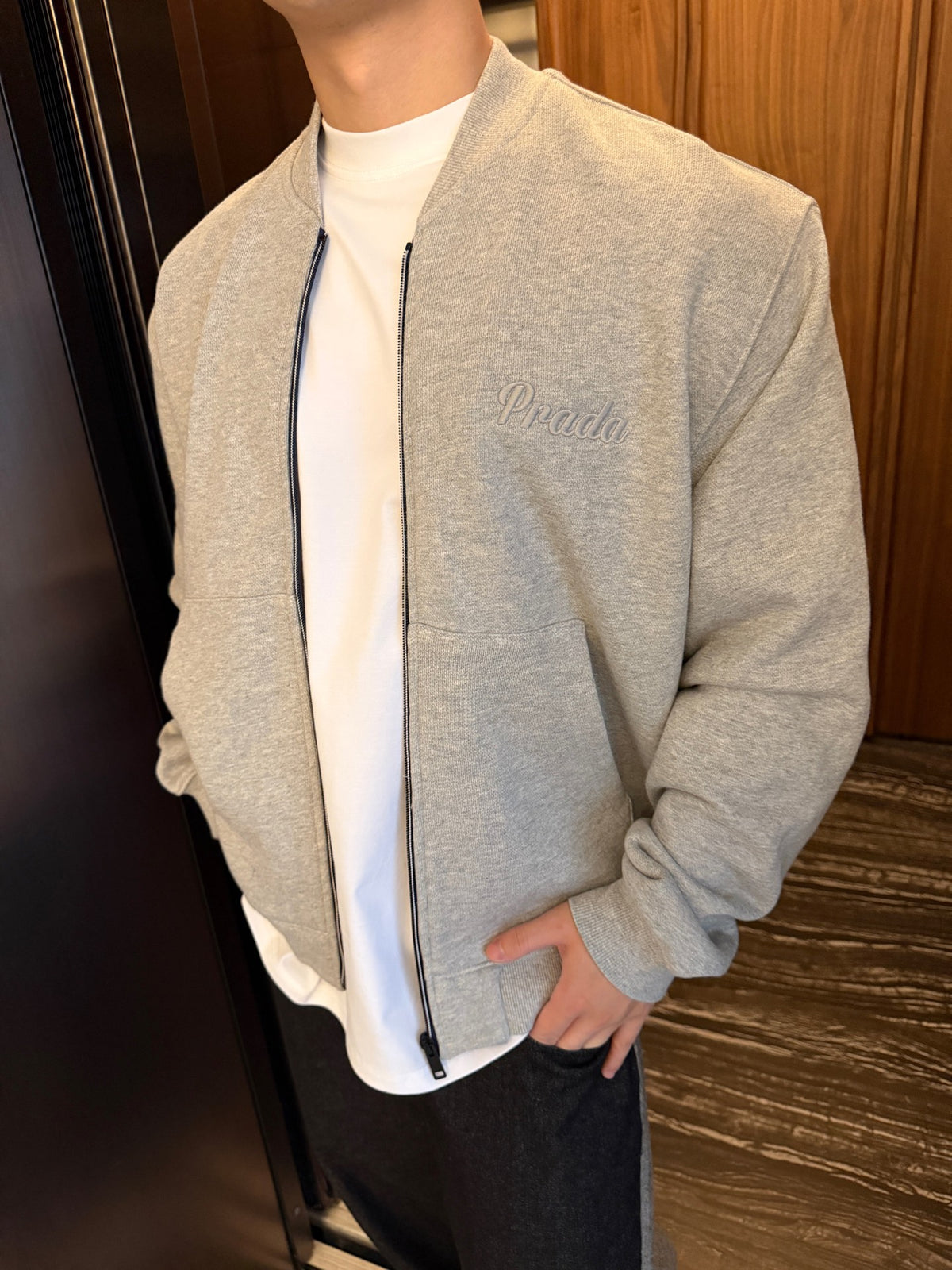 2026 new model GS embroidered zipper coat (CC7040-B65)
