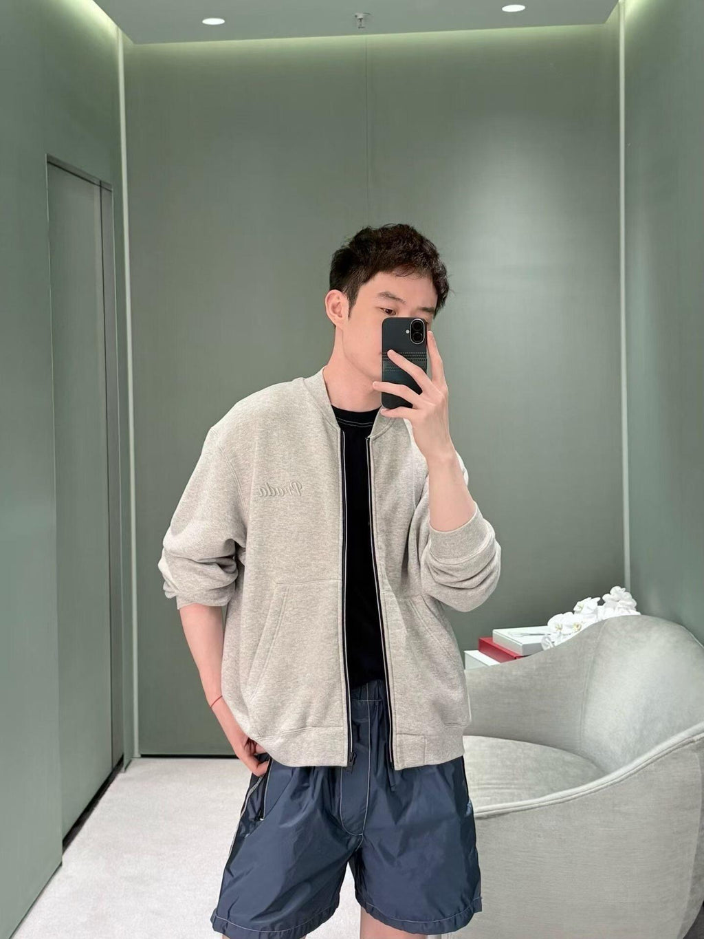 2026 new model GS embroidered zipper coat (CC7040-B65)