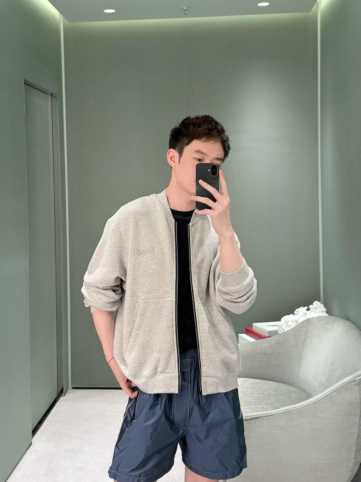 2026 new model GS embroidered zipper coat (CC7040-B65)