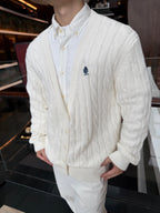 2026 New Model GS Embroidered Cardigan Sweater (CC7012-B40)