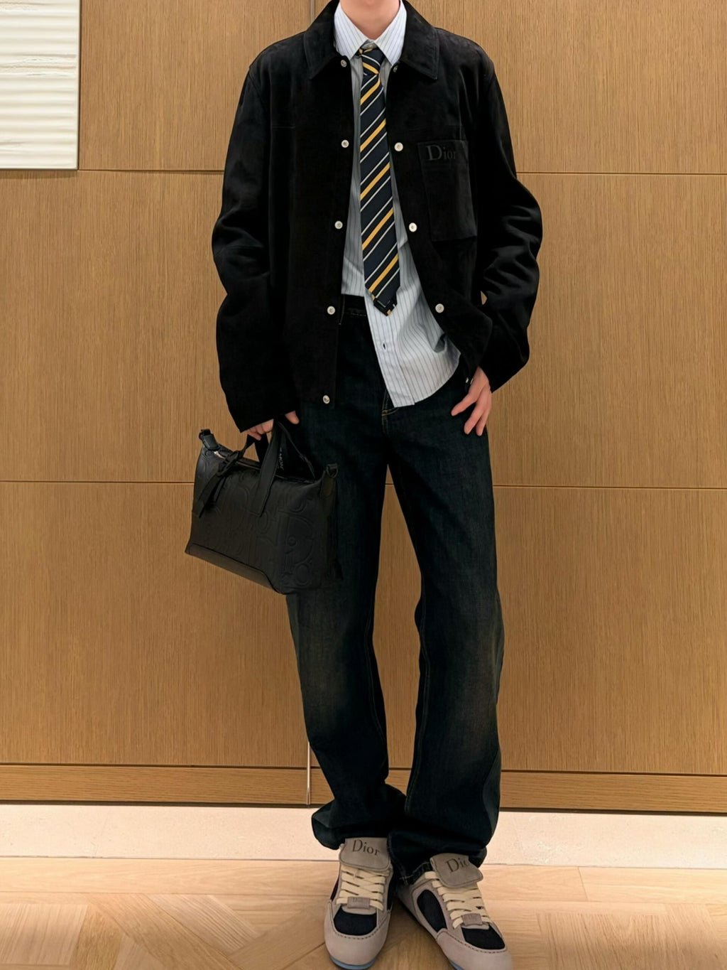 2026 New Model GS Logo Embossed Leather Jacket (BB4047-C10)
