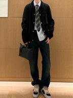 2026 New Model GS Logo Embossed Leather Jacket (BB4047-C10)