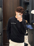 2026 New Model GS Logo Embroidered Sweatshirt (AA1054-A65)