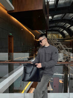 2026 New Model GS Logo Embroidered Sweatshirt (AA1054-A65)