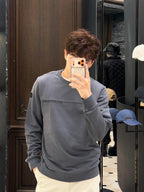 2026 New Model GS Logo Embroidered Sweatshirt (AA1054-A65)