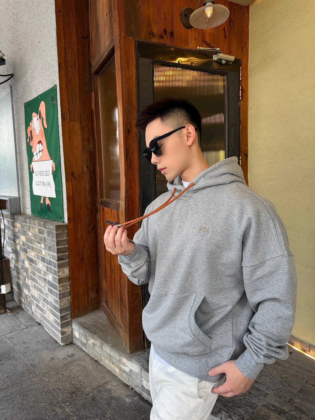 2026 New Style GS Embroidered Keychain Hooded Sweatshirt (AA1034-B55)