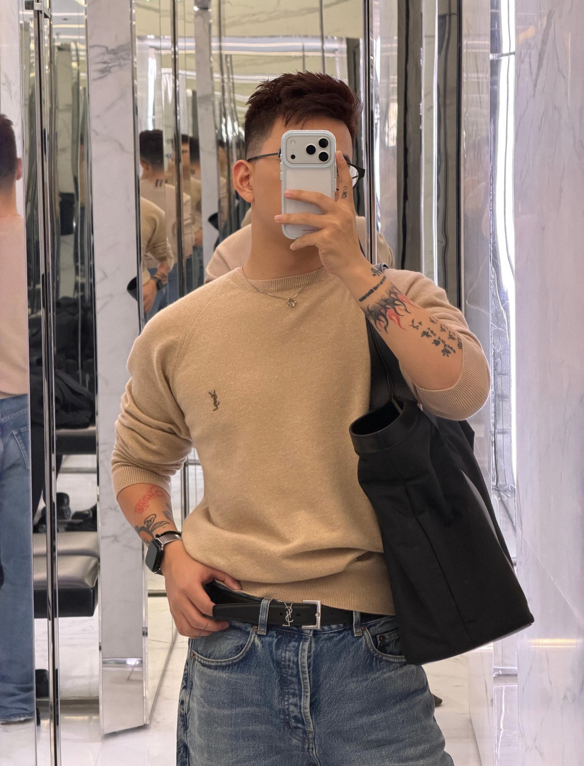 2026 New GS  Logo Embroidered Sweater (AA1066-B15)