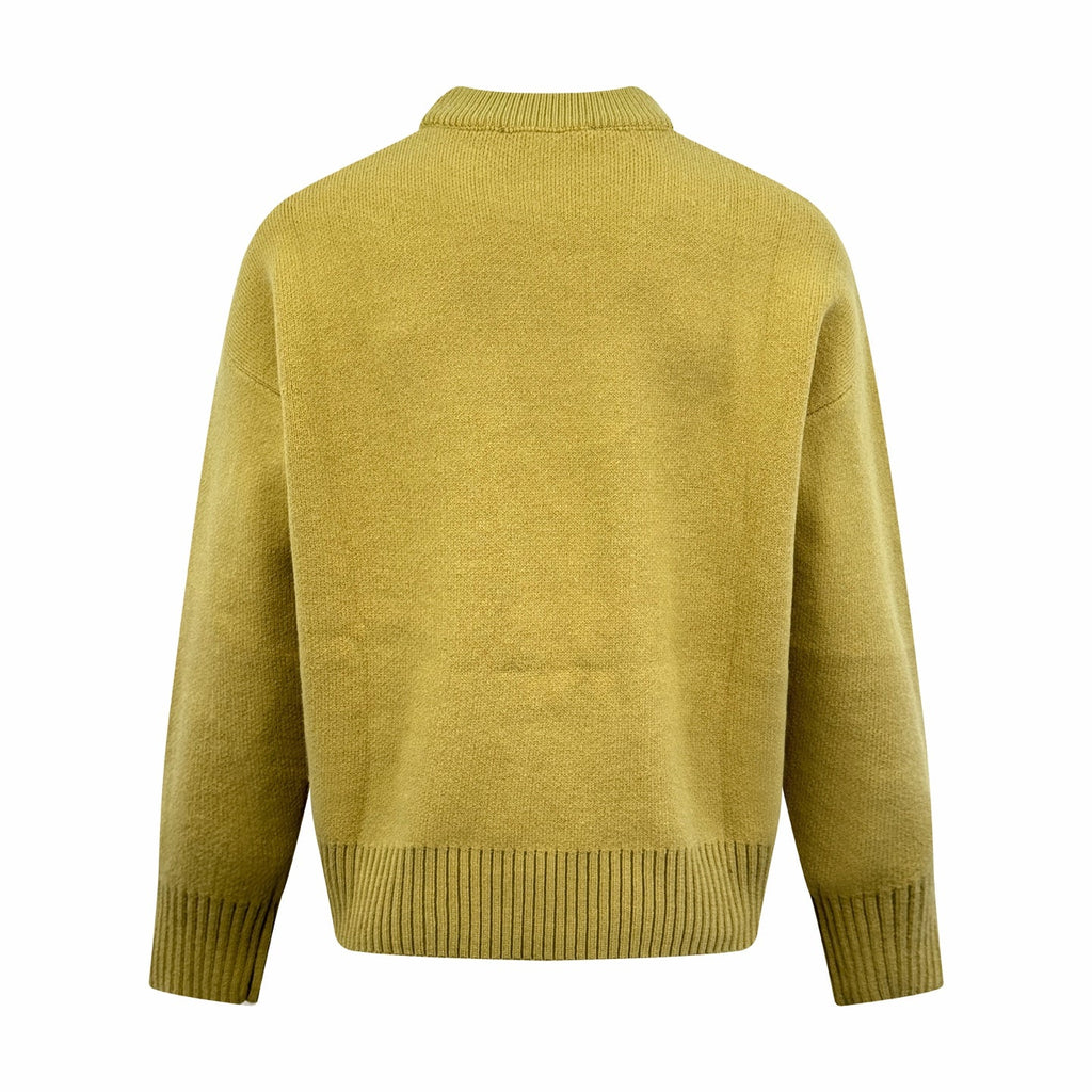 2026 New GS Jacquard Crew Neck Knit (25374-B30)