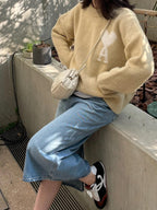 2026 New GS Jacquard Crew Neck Knit (25374-B30)