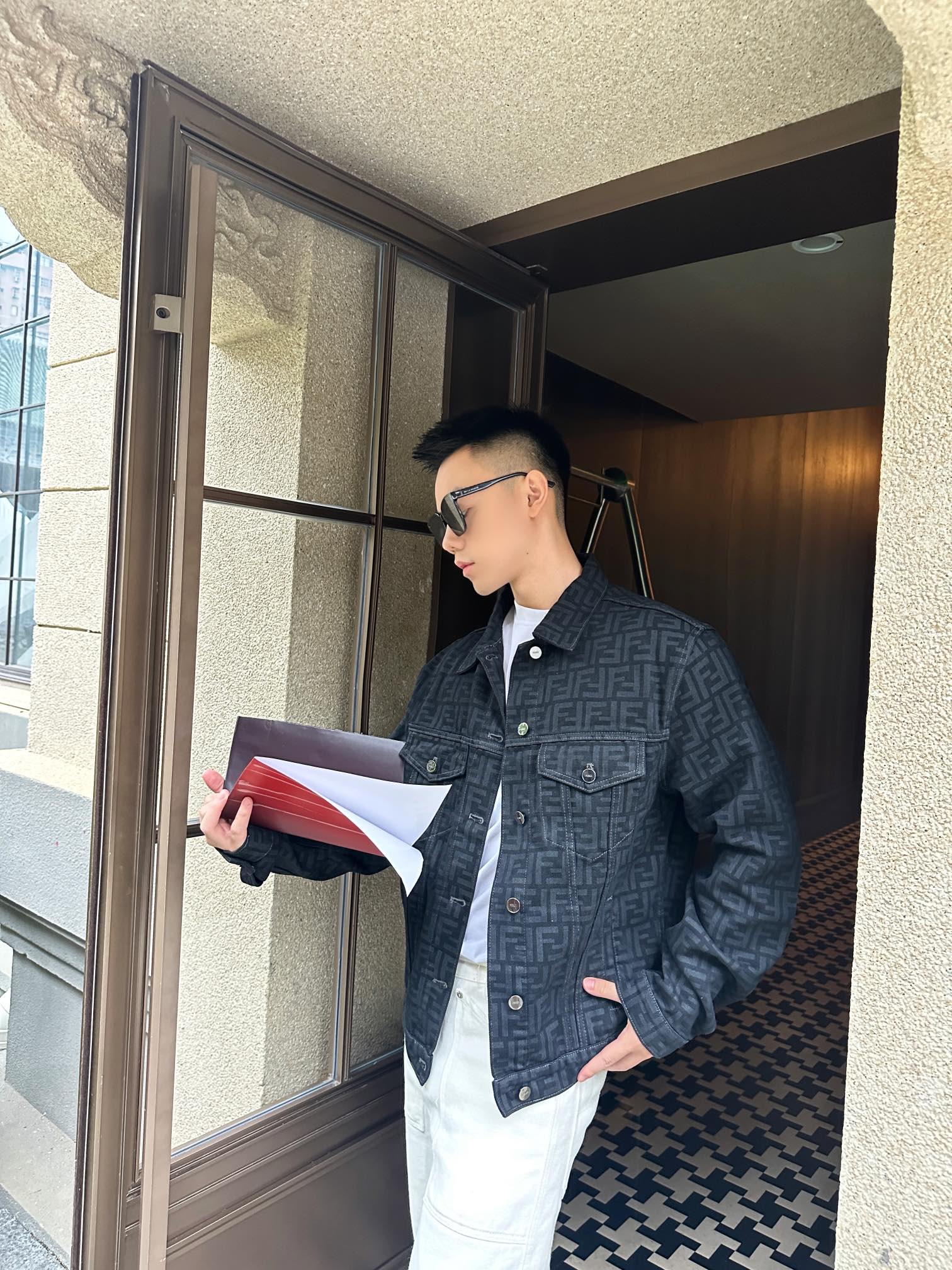 2026 New GS Full Print Denim Jacket (BB712-C10)