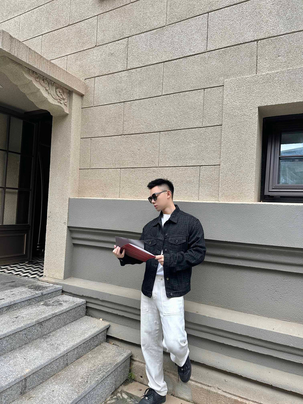 2026 New GS Full Print Denim Jacket (BB712-C10)