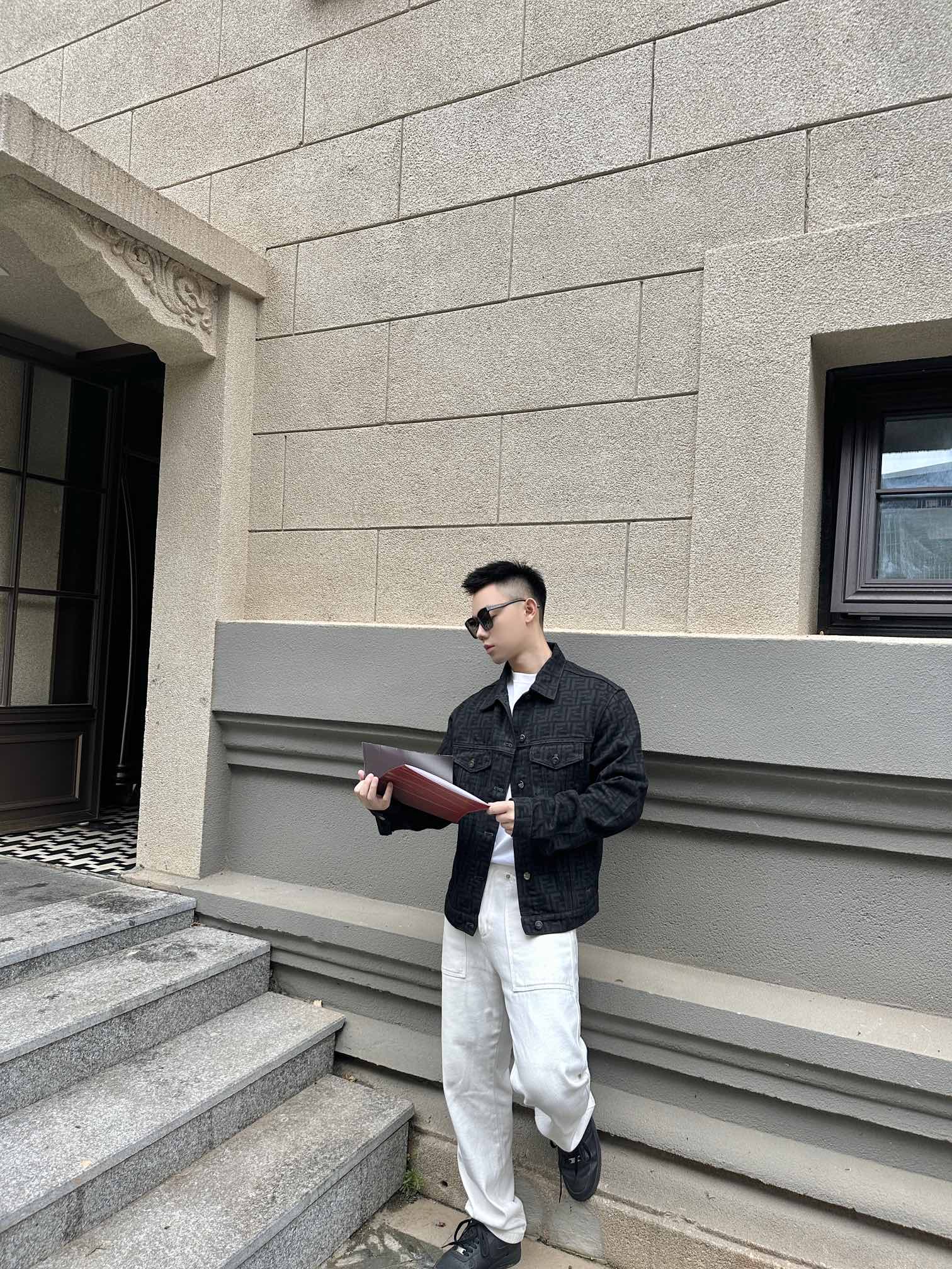 2026 New GS Full Print Denim Jacket (BB712-C10)