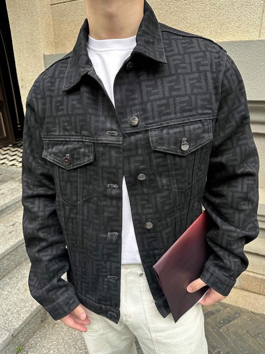 2026 New GS Full Print Denim Jacket (BB712-C10)