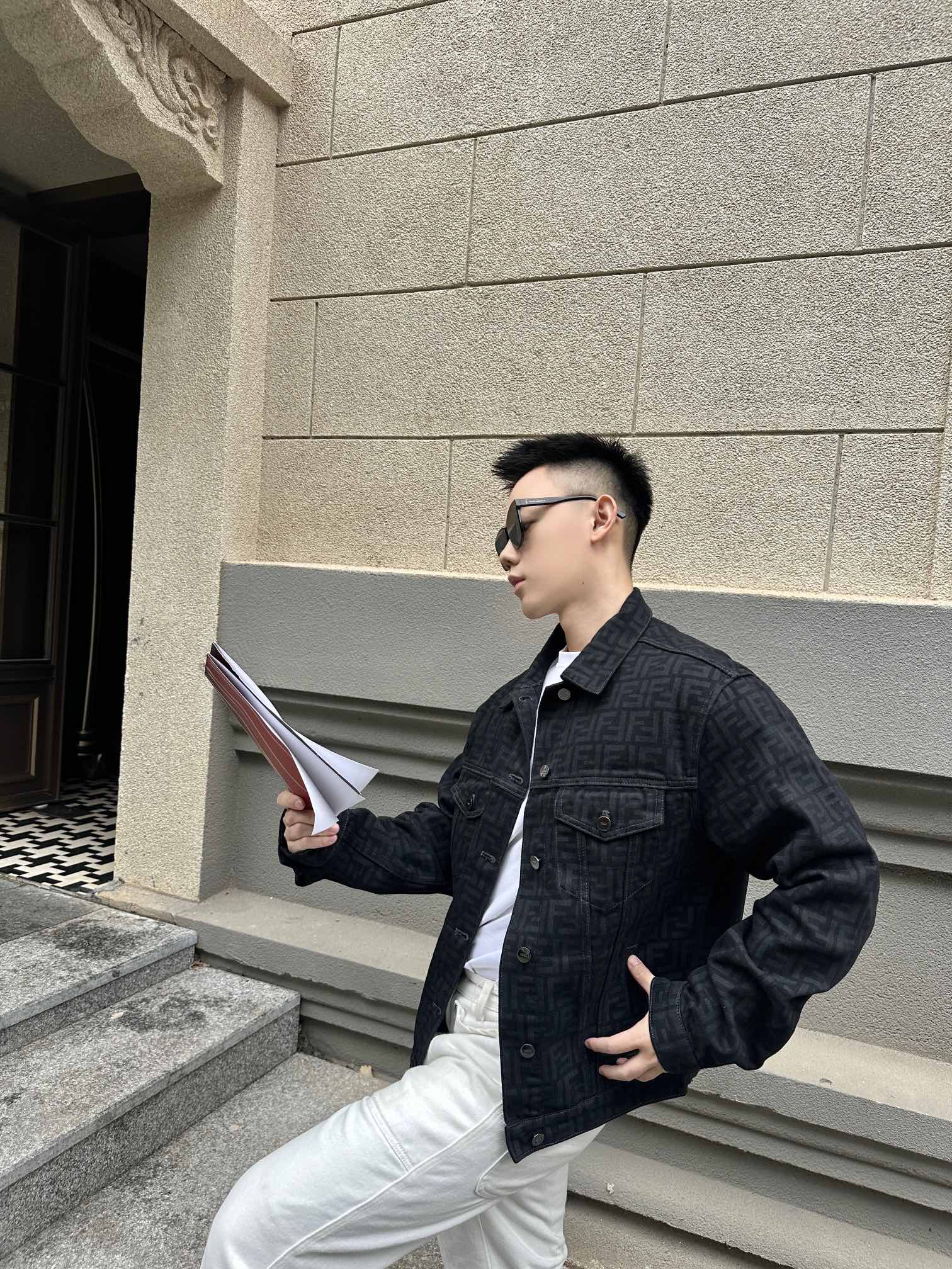 2026 New GS Full Print Denim Jacket (BB712-C10)