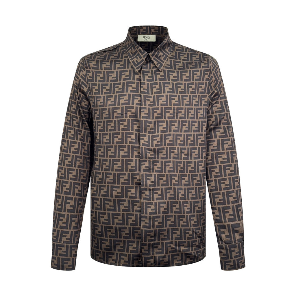 2026 New GS Full Print Shirt khaki (25344-B35)