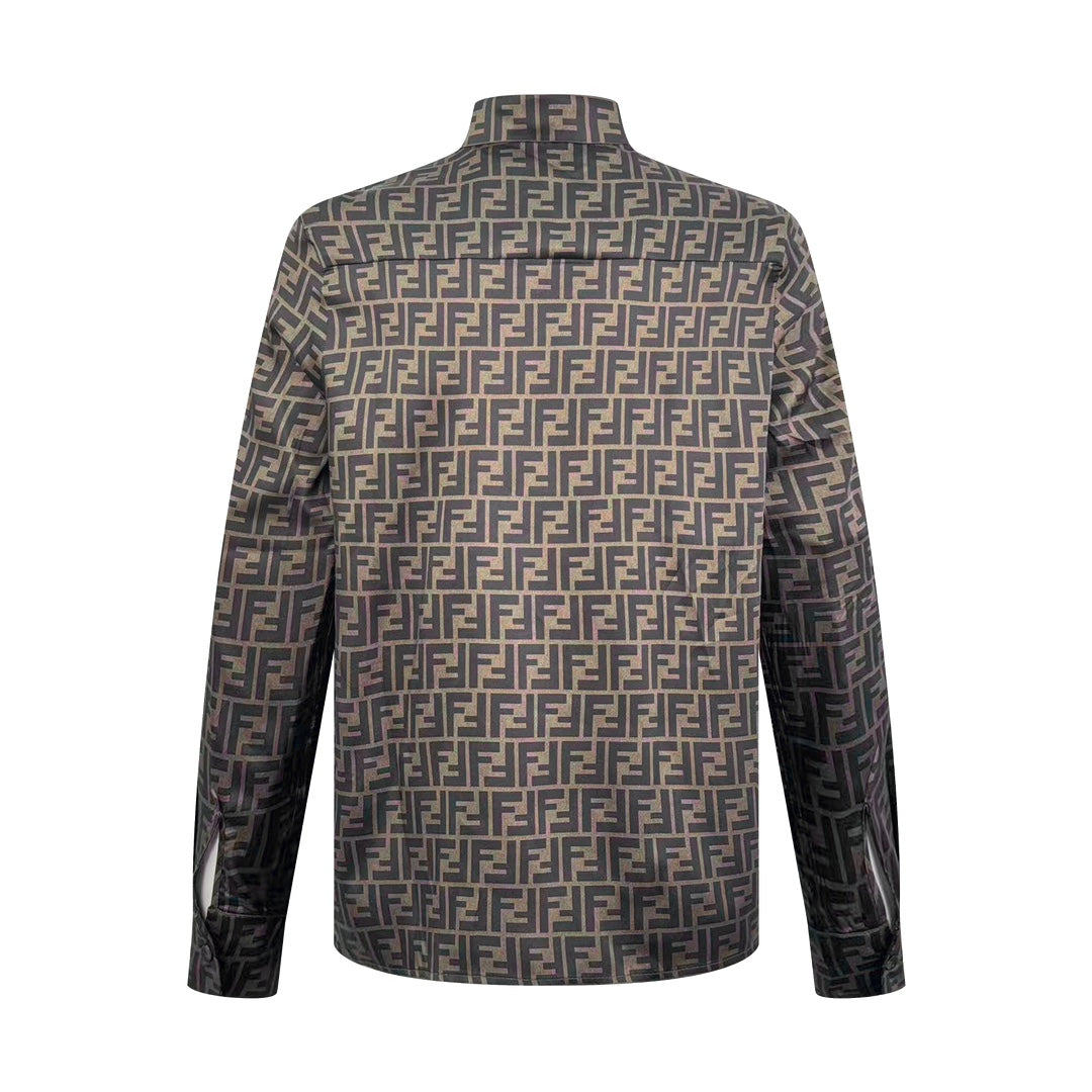 2026 New GS Full Print Shirt khaki (25344-B35)