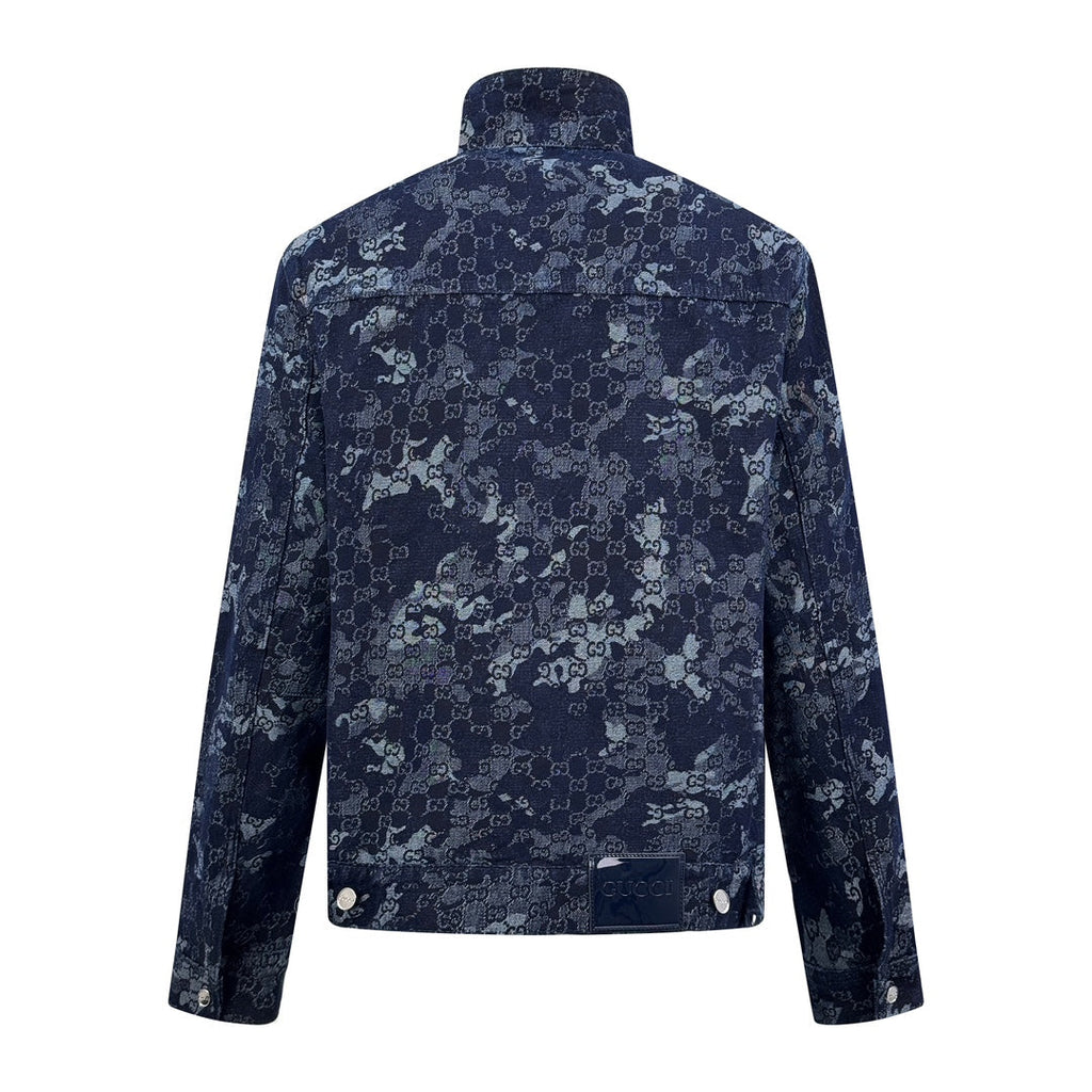2026 New GS All-Over Jacquard Denim Jacket (BB707-B85)