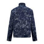 2026 New GS All-Over Jacquard Denim Jacket (BB707-B85)