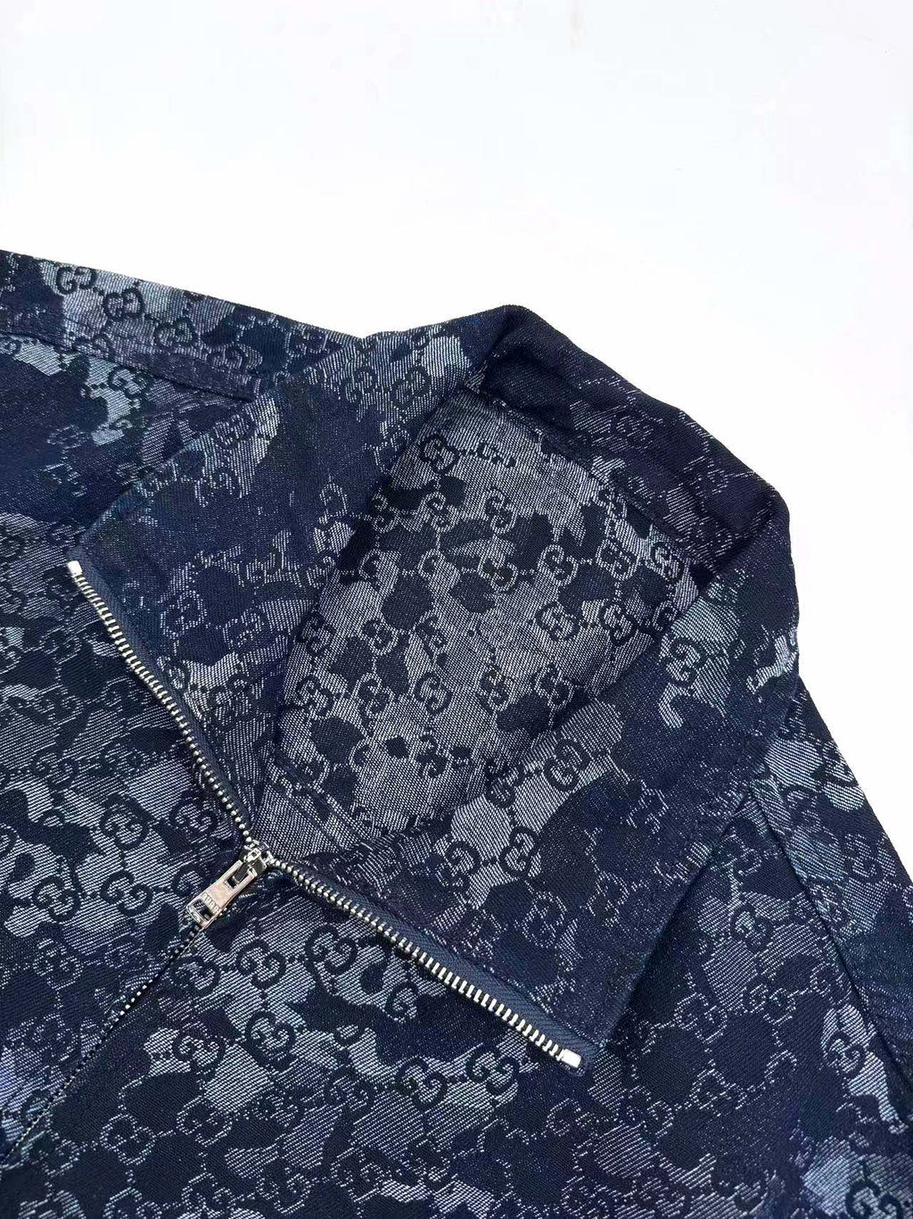 2026 New GS All-Over Jacquard Denim Jacket (BB707-B85)