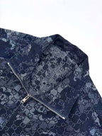 2026 New GS All-Over Jacquard Denim Jacket (BB707-B85)