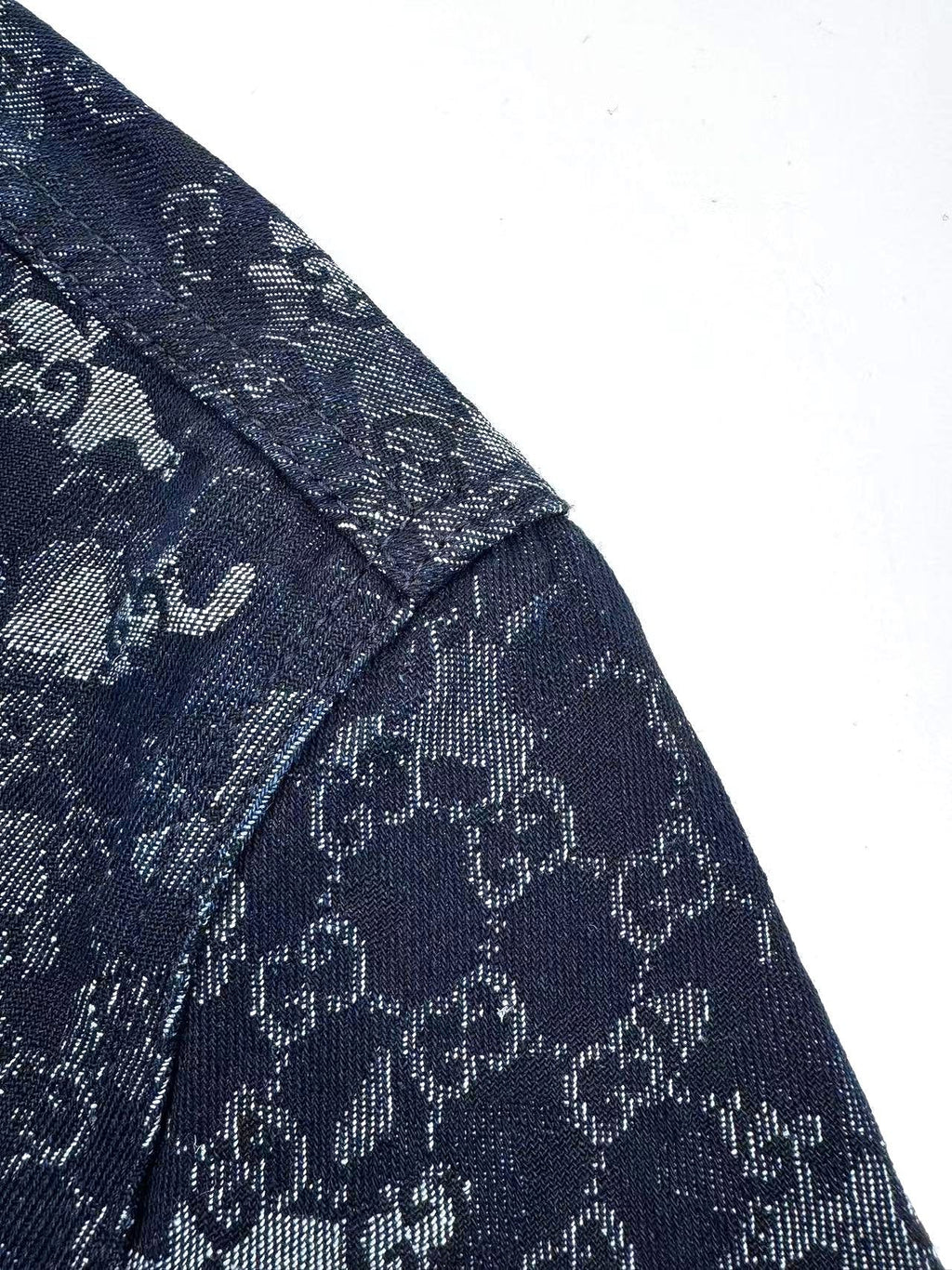 2026 New GS All-Over Jacquard Denim Jacket (BB707-B85)