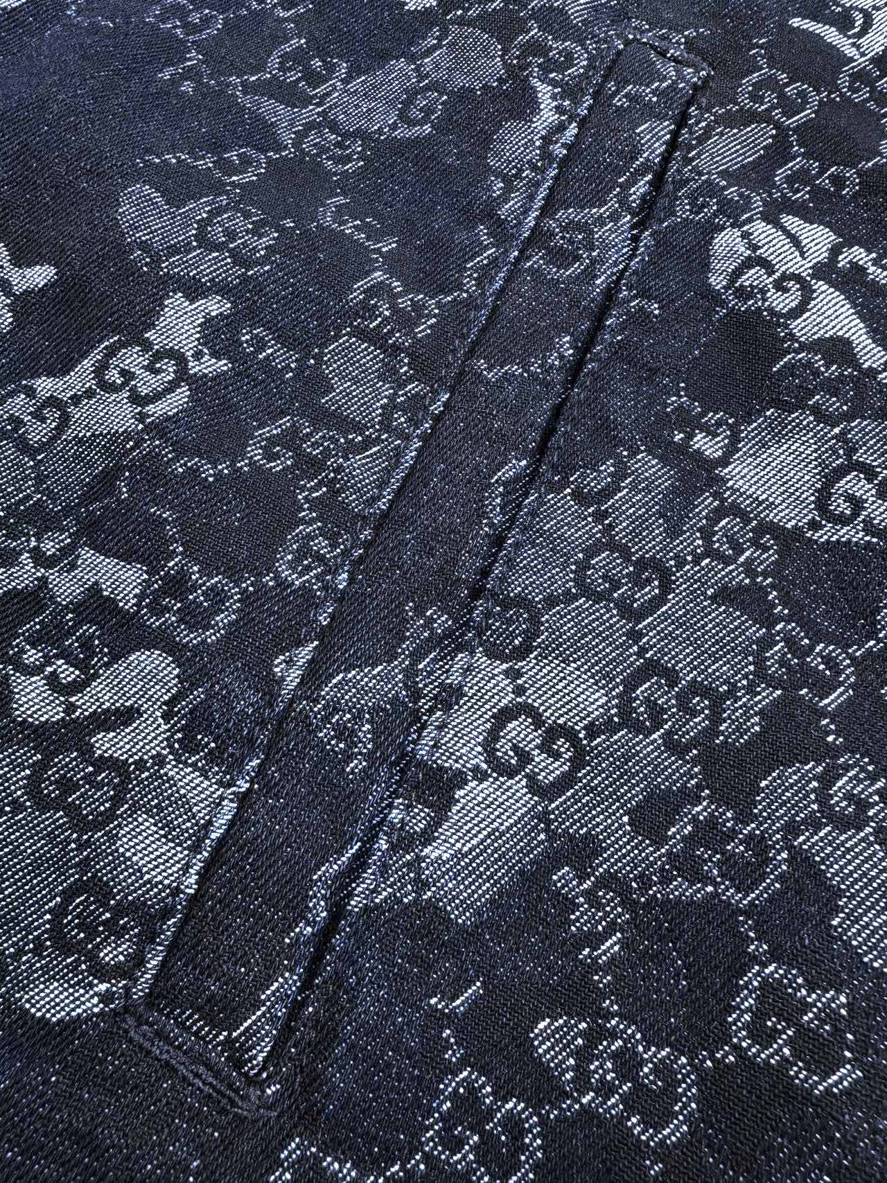 2026 New GS All-Over Jacquard Denim Jacket (BB707-B85)