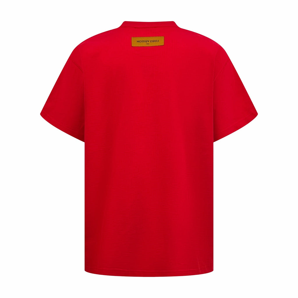2026 New GS Logo Embossed T-Shirt (AA542-A10)