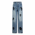 2026 New GS Cross Logo Jeans (CC901-C50)
