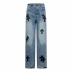 2026 New GS Cross Logo Jeans (CC901-C50)