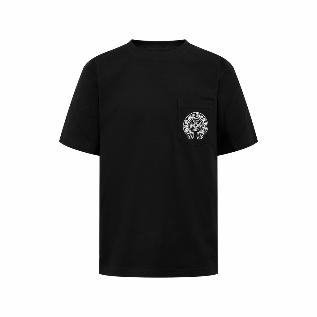 2026 New GS Cross-Flower Print Pocket T-Shirt (AA531-A10)