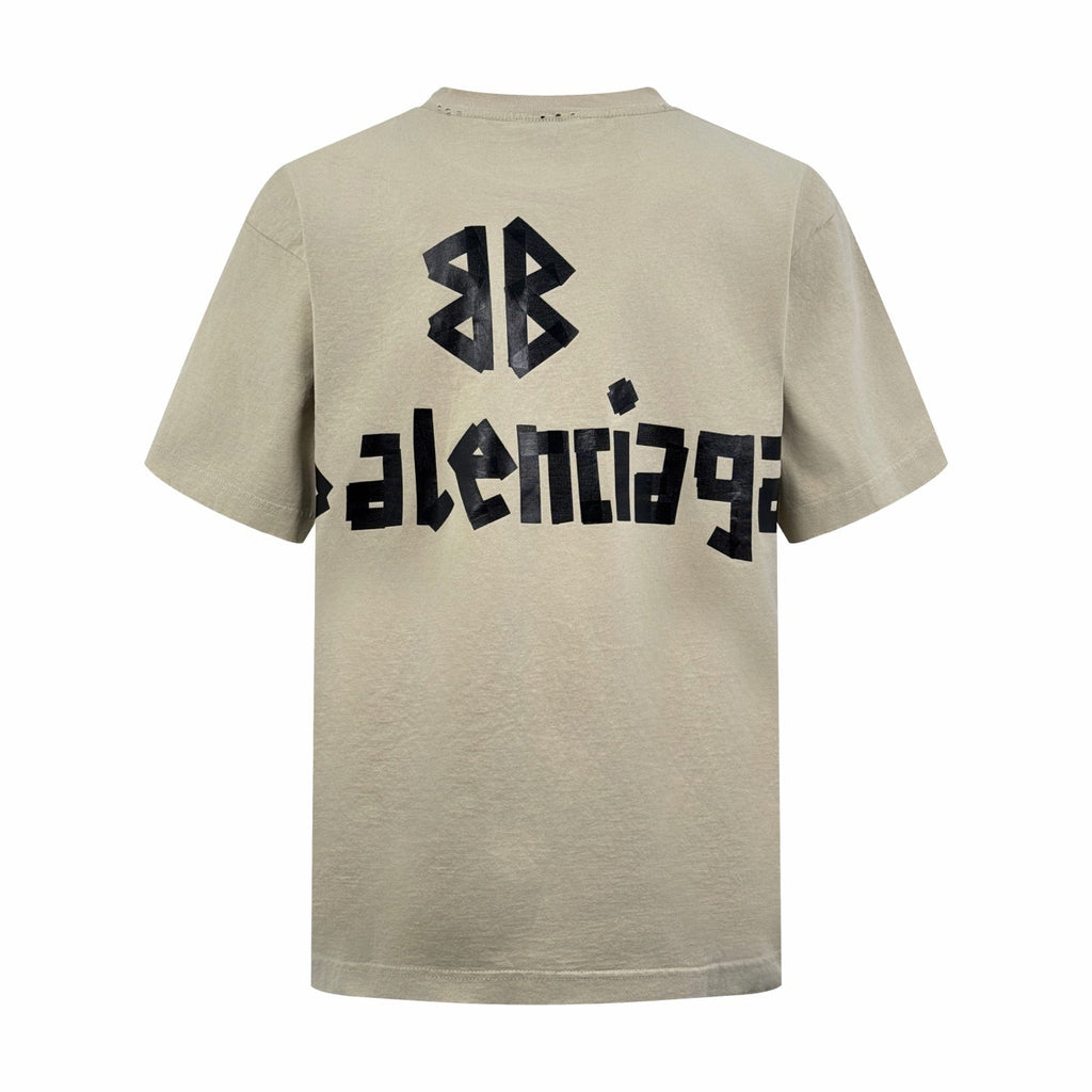 2026 New GS Tape Letter T-Shirt (BB775-A20)