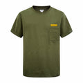 2026 New GS Woven Leather Pocket Short Sleeve Shirt (AA543-A20)