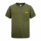 2026 New GS Woven Leather Pocket Short Sleeve Shirt (AA543-A20)