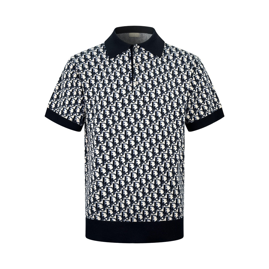 2026 New GS Knit Jacquard Polo Shirt (25128-A90)