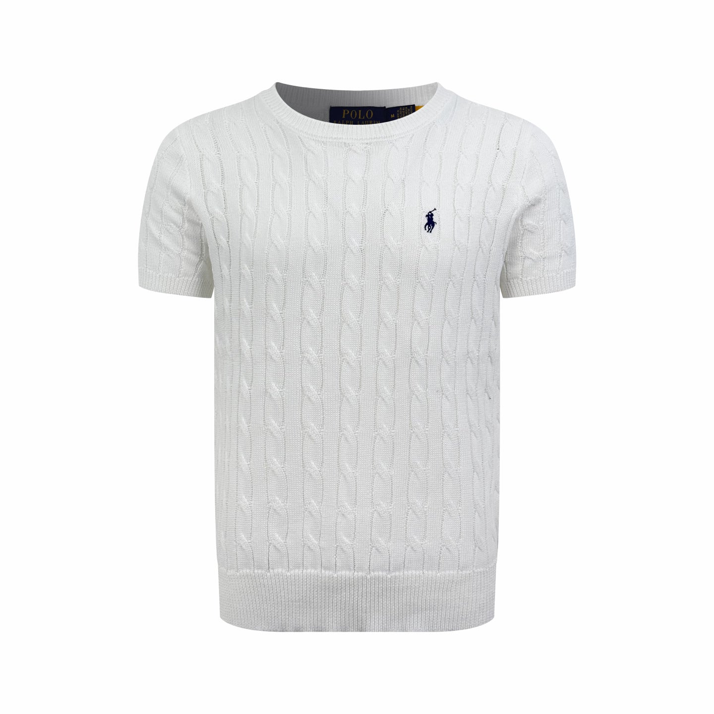 2026 New GS Cable-Knit Short-Sleeve Sweater (CC938-A50)