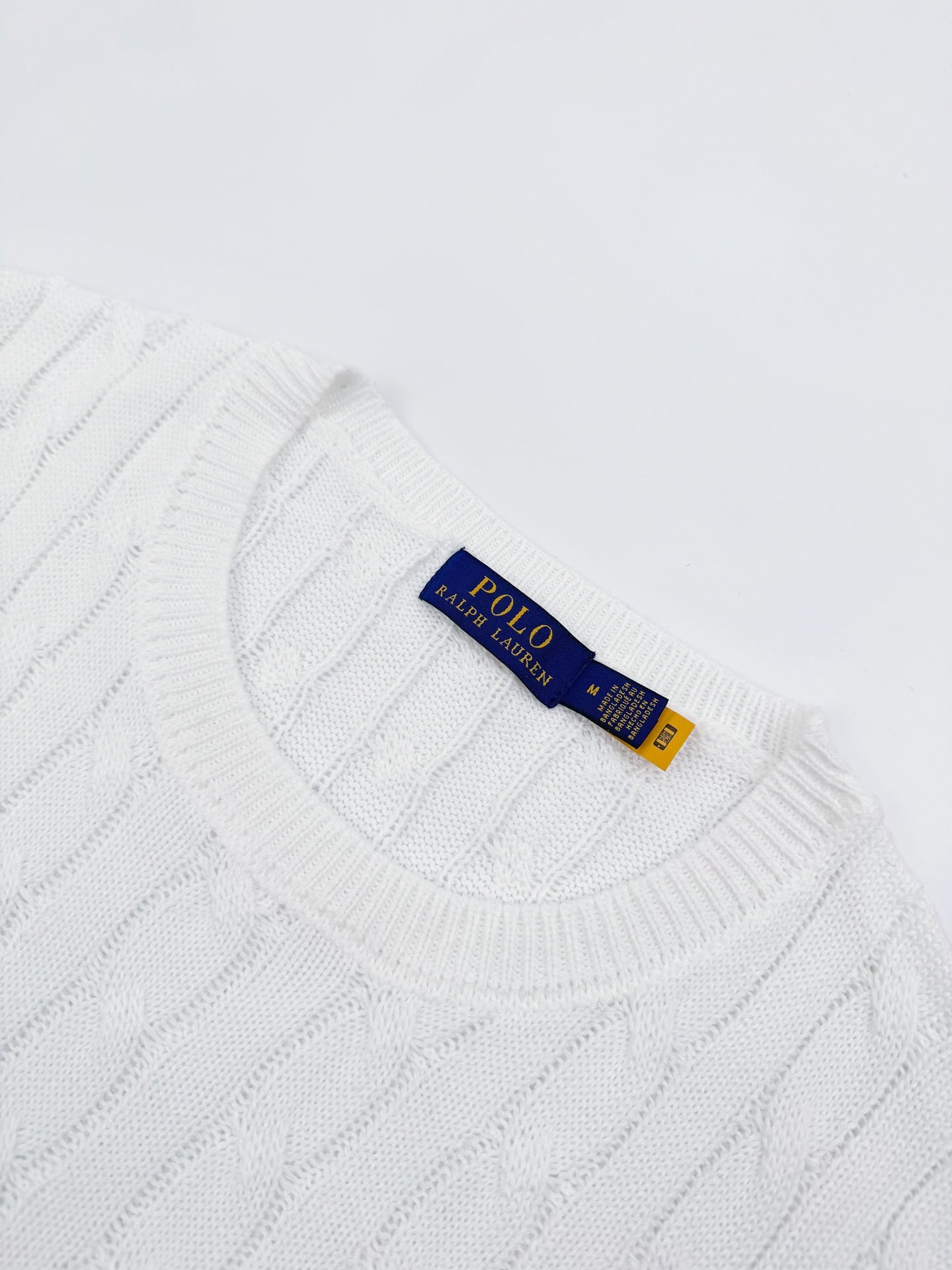 2026 New GS Cable-Knit Short-Sleeve Sweater (CC938-A50)