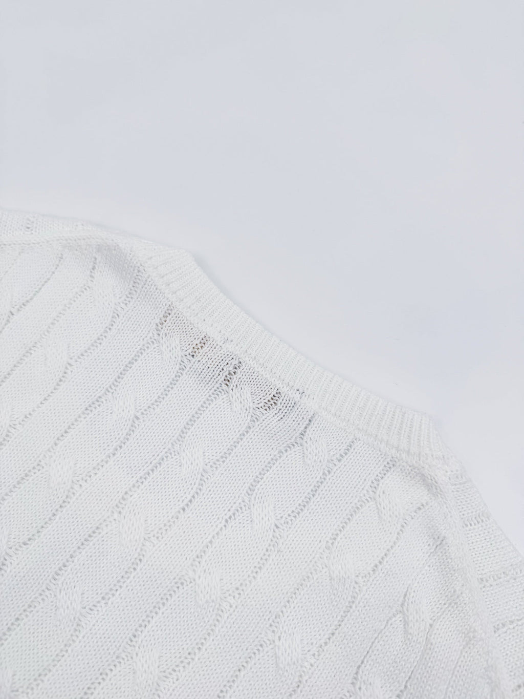 2026 New GS Cable-Knit Short-Sleeve Sweater (CC938-A50)